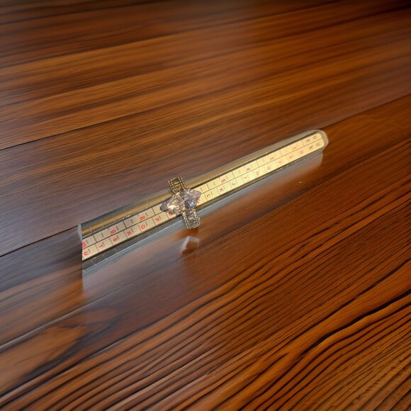 SALE~ CZ RING SIZE 6.5 - Picture 3 of 3